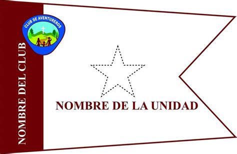 An Image Of A Flag With The Words Nombre De La Lunadad