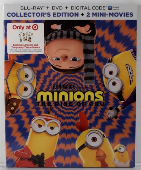 Minions The Rise Of Gru Collectors Edition Blu Ray Dvd Digital