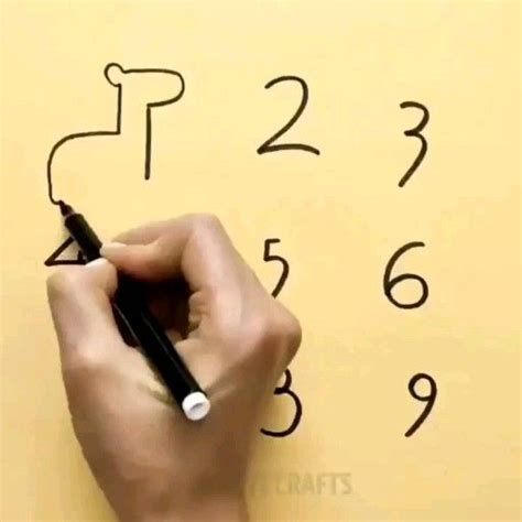 Turn Numbers Into Cute Animals Easy Drawing Techniques Игры и