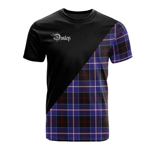Dunlop Modern Tartan Military T Shirt Scotsprint