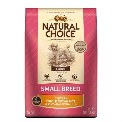 $1.79 / ea ($0.14/oz) add to cart. Nutro Natural Choice Senior Small Breed Chicken, Whole ...
