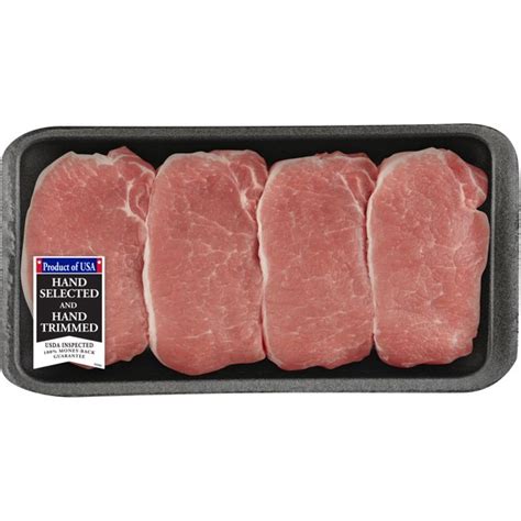 The main difference between these two cuts of pork is in their thickness. Pork Center Cut Loin Chops Boneless, 0.9 - 2.01 lb - Walmart.com - Walmart.com