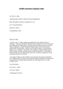 Check spelling or type a new query. Insurance Appeal Letter | Template Business