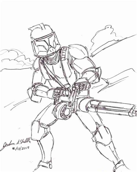 Arc Trooper Coloring Pages At Free Printable