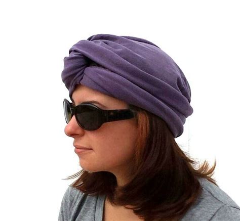 Purple Turban And Infinity Scarf All In One By Tomieharlene 1450