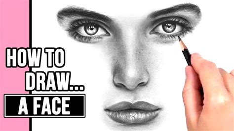 How To Draw Face Realistic Face How To Make Realistic Face Youtube