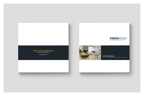 Psd Square Interior Brochure In Brochure Templates On