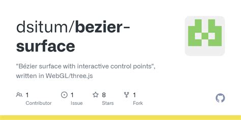 Github Dsitumbezier Surface Bézier Surface With Interactive