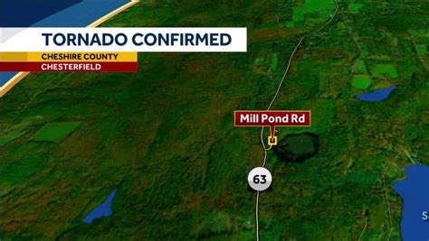 New Hampshire Tornado Touchdown Confirmed By Nws