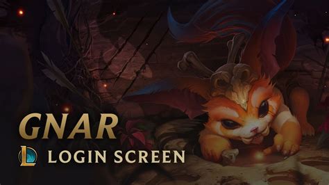 Gnar The Missing Link Login Screen League Of Legends YouTube