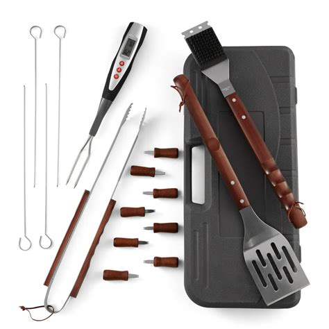 expert grill 17 piece grilling tool set