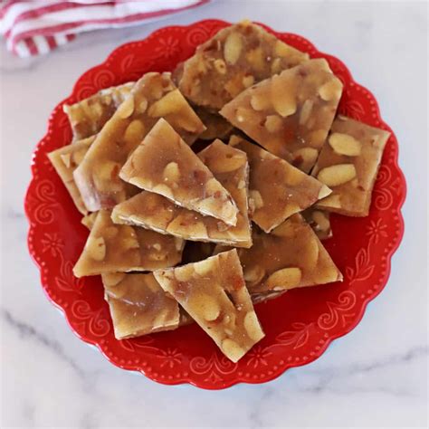 Easy Almond Brittle Microwave Quick Recipe Amiras Pantry