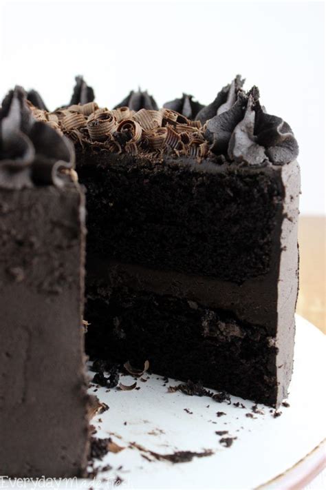 Double Dark Chocolate Cake Recipe Dark Chocolate Cake Recipes Dark