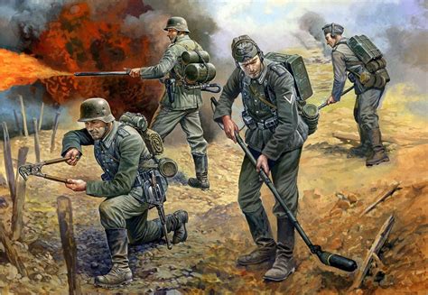 German Sturmpioniere At The Battle Of Kursk Military Poster Military