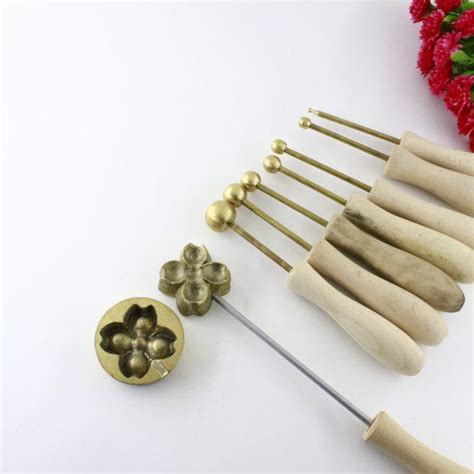 Millinery Flower Making Tools Millinery Tool Brass Set 7piece Etsy