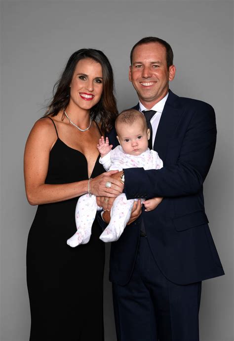 Sergio Garcia Wife And Baby Golfer Gives Wife Angela Huge Snog At