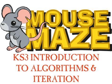 Mouse Maze Ks3 Algorithm Starter Teaching Resources