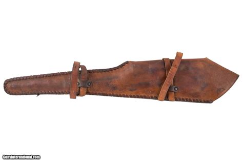 Custom Scoped Leather Rifle Scabbard