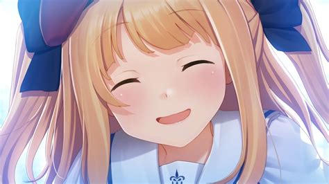 Anime Anime Girls Blonde Closed Eyes Face Open Mouth Hd Wallpaper