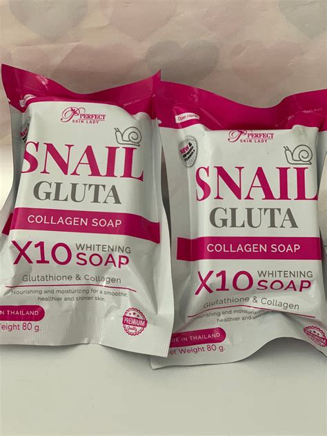 Snail Gluta Collagen Soap X10 Whitening Soap Deas Kitchen And Pinoy