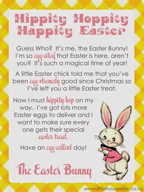 Free Printable Easter Bunny Letters