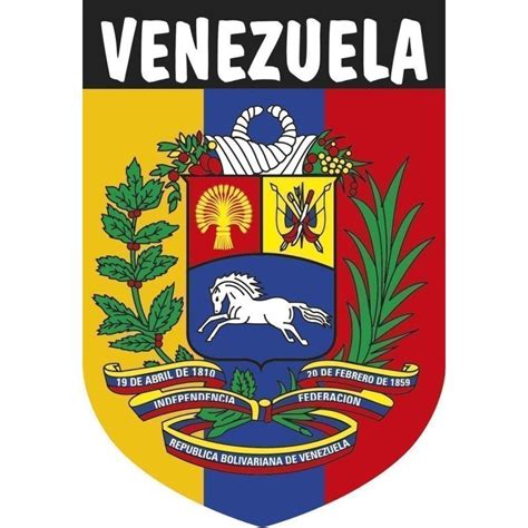 pegatina escudo venezuela pegatinas coches