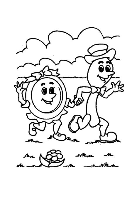 nursery rhyme coloring pages sketch coloring page