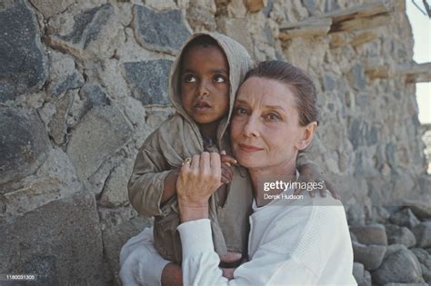 British Actress And Humanitarian Audrey Hepburn With An Ethiopian News Photo Getty Images