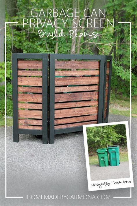 A trash corral can hide your garbage and pump up your home's curb appeal all at the same time. Learn to build a chic modern privacy screen to hide ...