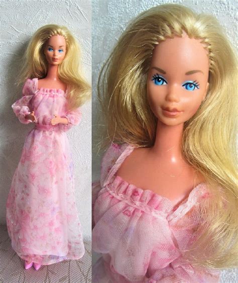 Kissing Barbie With Original Pink Dress Working Etsy Canada