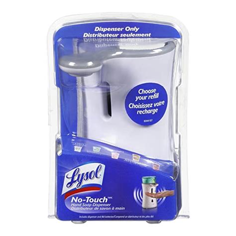 Lysol No Touch Automatic Hand Soap Dispenser White Pack Of 2