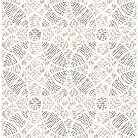 A Street Prints Zazen Rose Geometric Paper Strippable Roll Covers 564