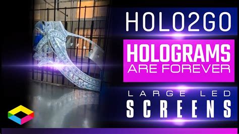 Holoscreen™ Holograms Are Forever Large Led Hologram Display Youtube