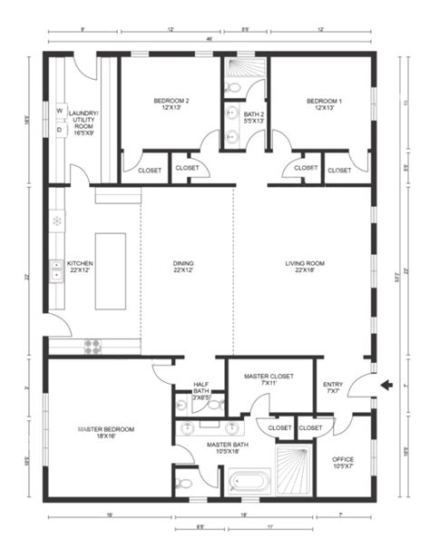 99 Barndominium Floor Plans With Pictures 2022 Updated Design Loft