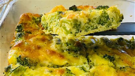 Crustless Broccoli Quiche Recipe Keto Recipe Youtube