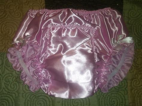Baby Pink Satin Adult Sized Sissy Trainer Brief Panties Etsy