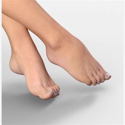 Renderhub Real Feet For Genesis 3 Female