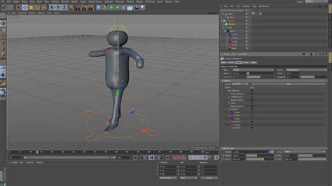 Cinema 4d Tutorial Simple Character Build And Animate Using Cmotion