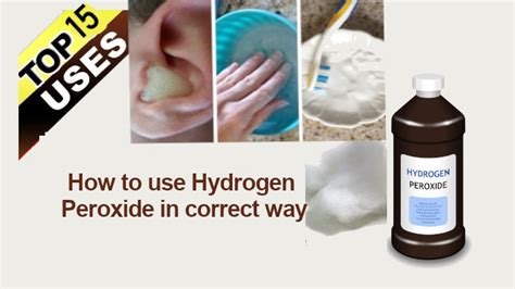 Hydrogen Peroxide Uses How To Use Hydrogen Peroxide In Correct Way