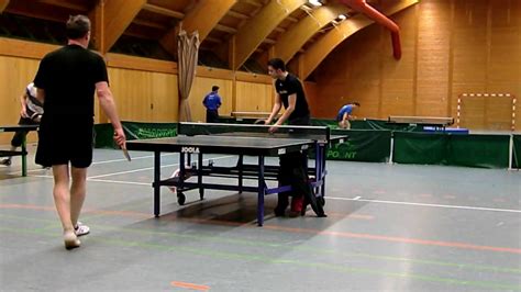 Tischtennis Training Von Zwei Spitzenspielern Bundesliga Youtube