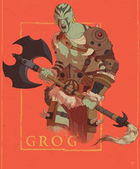 Cr Grog By Nikolayasparuhov Critical Role Fan Art Fantasy