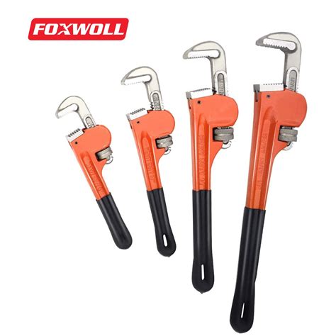 Plumbing Wrench Set 4pcs Adjustable Pipe Wrench Foxwoll