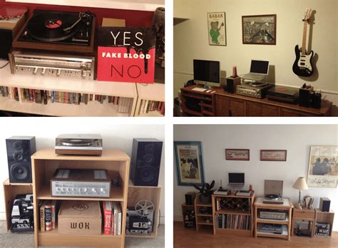 The evolution of my cheap little mid-fi "craigslist" setup over the