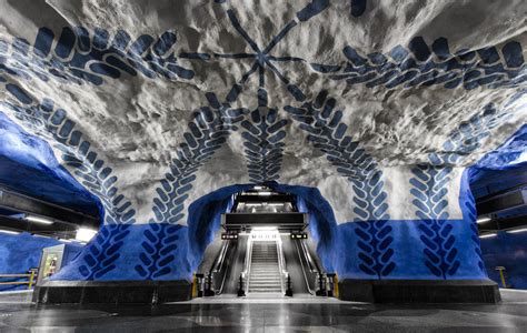 Stunning Underground Art In Stockholms Metro Station Bored Panda