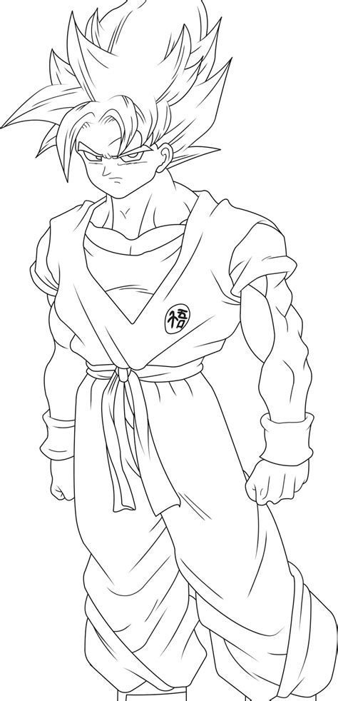 Coloriage Sangoku A Imprimer Ancenscp