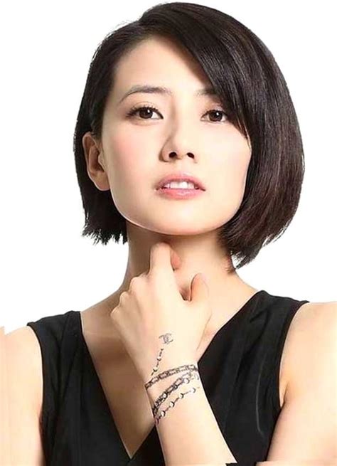 Asian Short Hairstyles For Round Face Hairstyles Pinterest Short