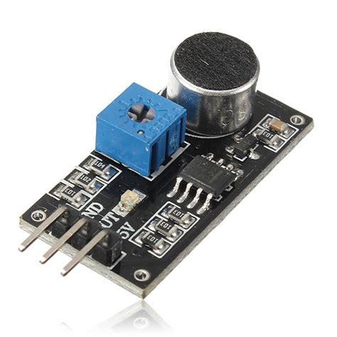 Sound Detection Sensor Module Lm393 Chip Electret Microphone For