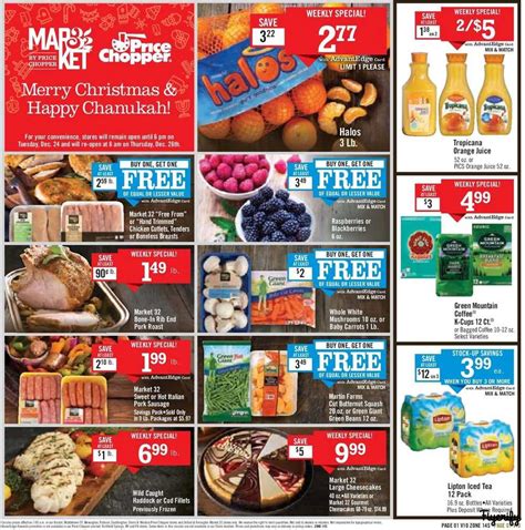 price chopper weekly ad and flyer december 22 to 28 canada