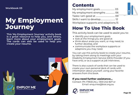 Workbook 3 Journey To Employment Resources Employ Me