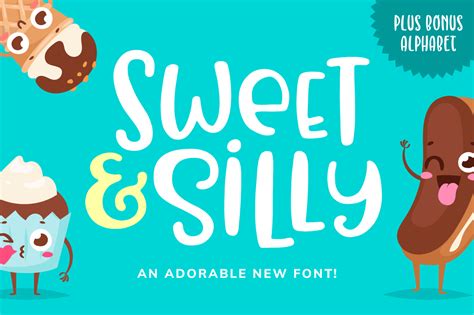 Sweet And Silly Font Kid Fonts Cute Fonts Fonts